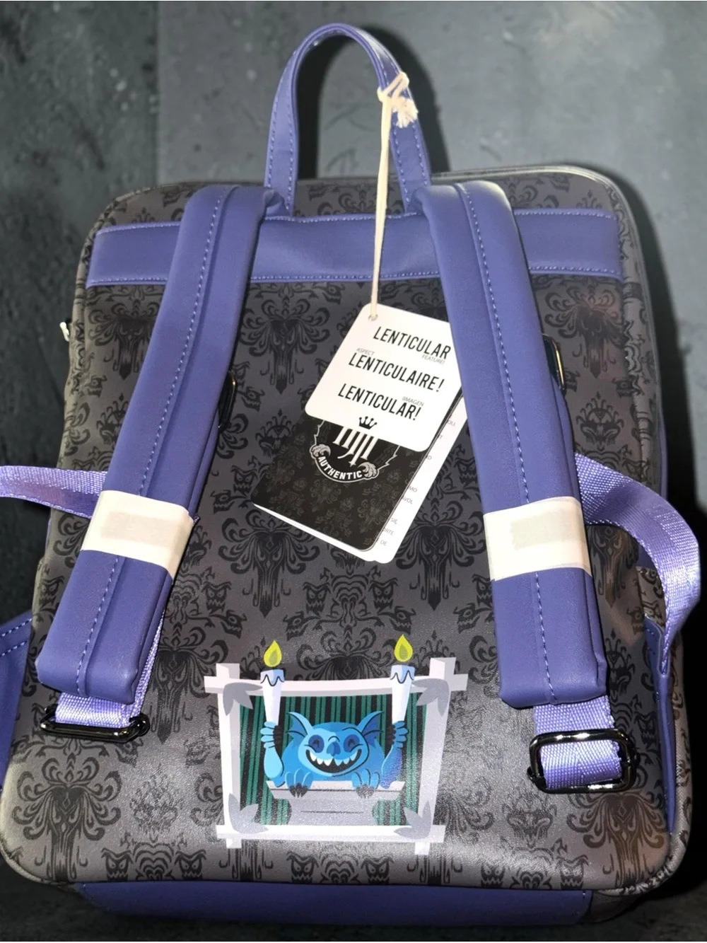 Disney Haunted Mansion The Black Widow Bride Portrait Lenticular Mini Backpack